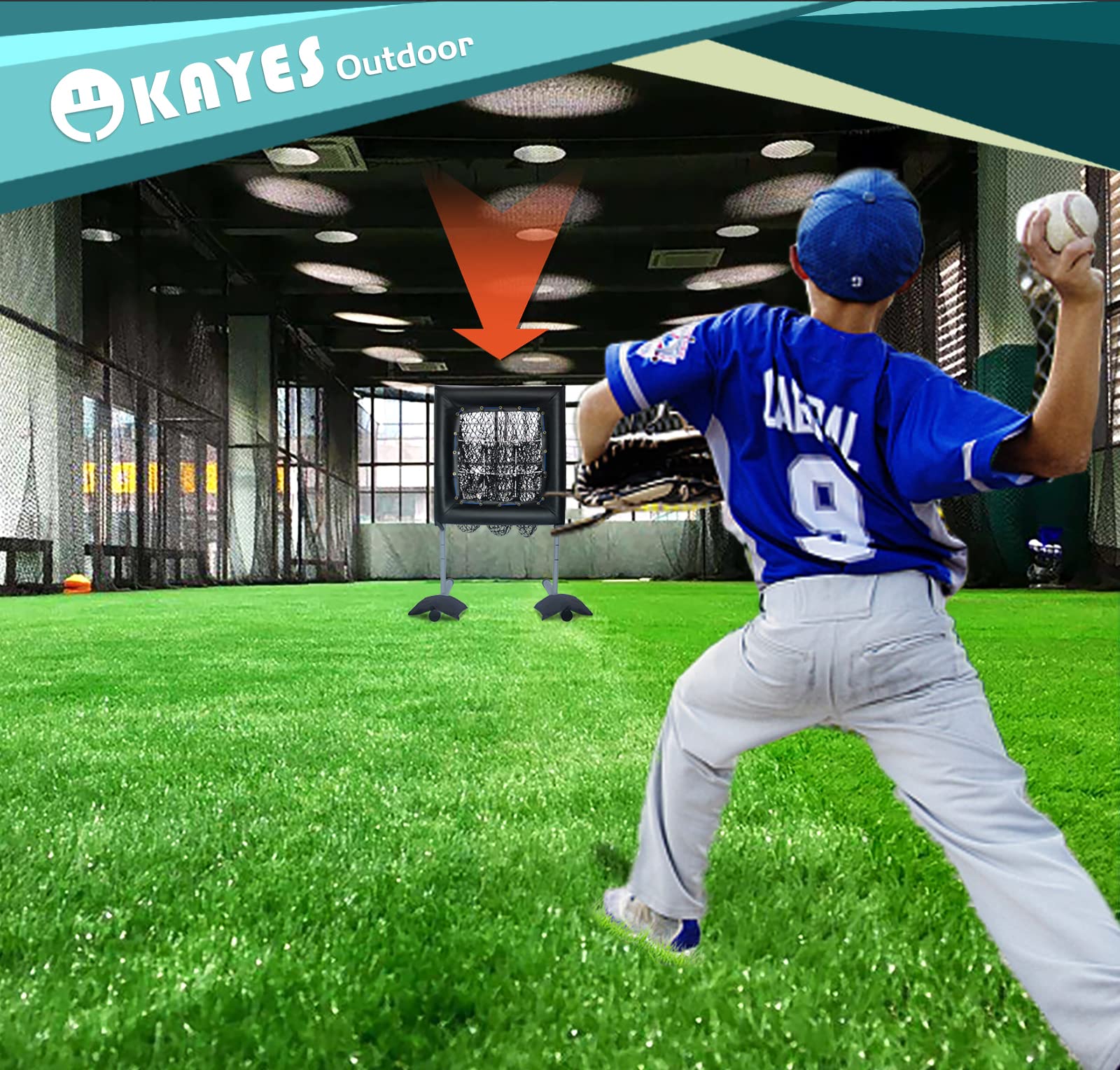 Amazon | OKAYES 野球ネット リバウンドネット 防球ネット ピッチング