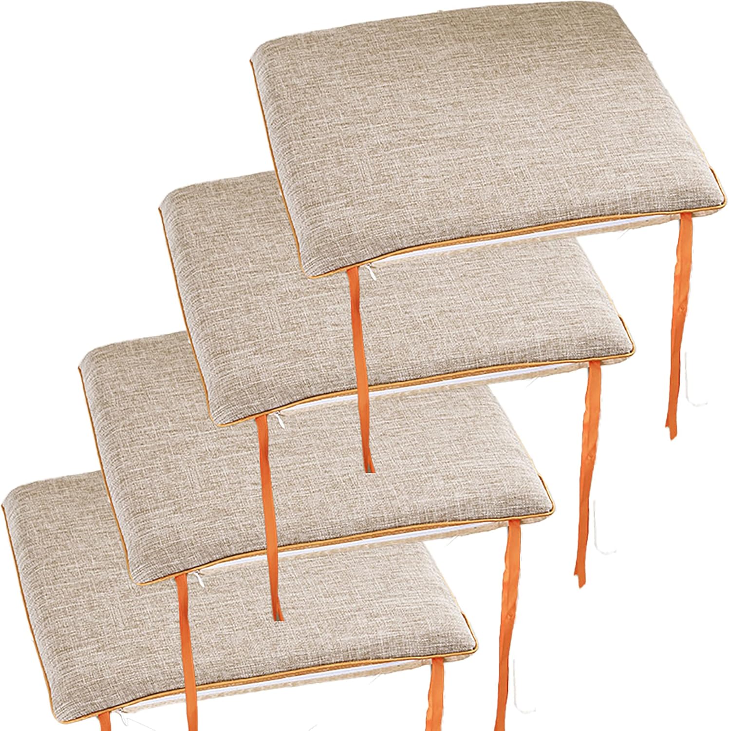 BUENA DECOR Chair Cushions for Dining Chairs Set of 4