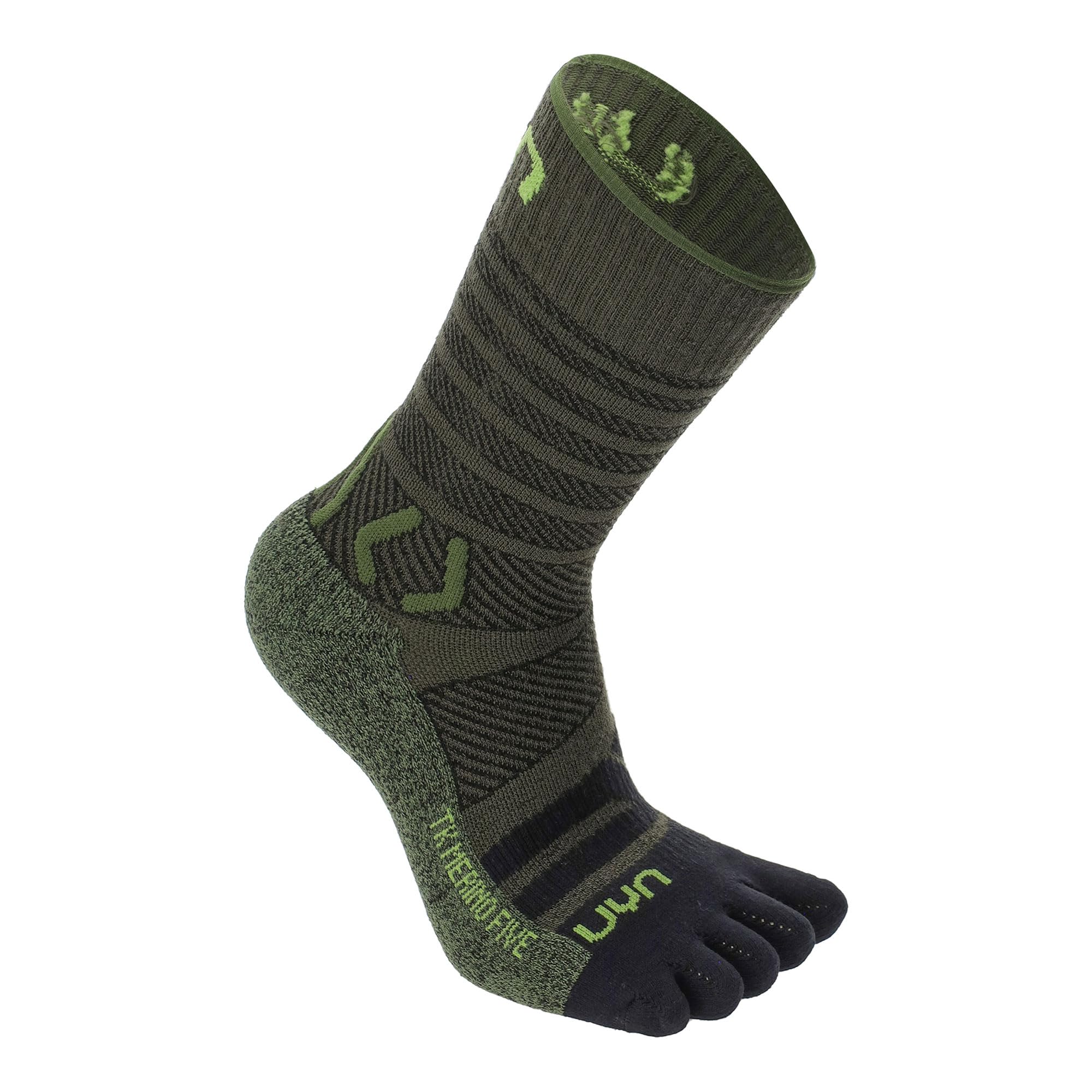 UYN S100322-E199 TREKKING FIVE MERINO SOCKS Men's Military/Black 41
