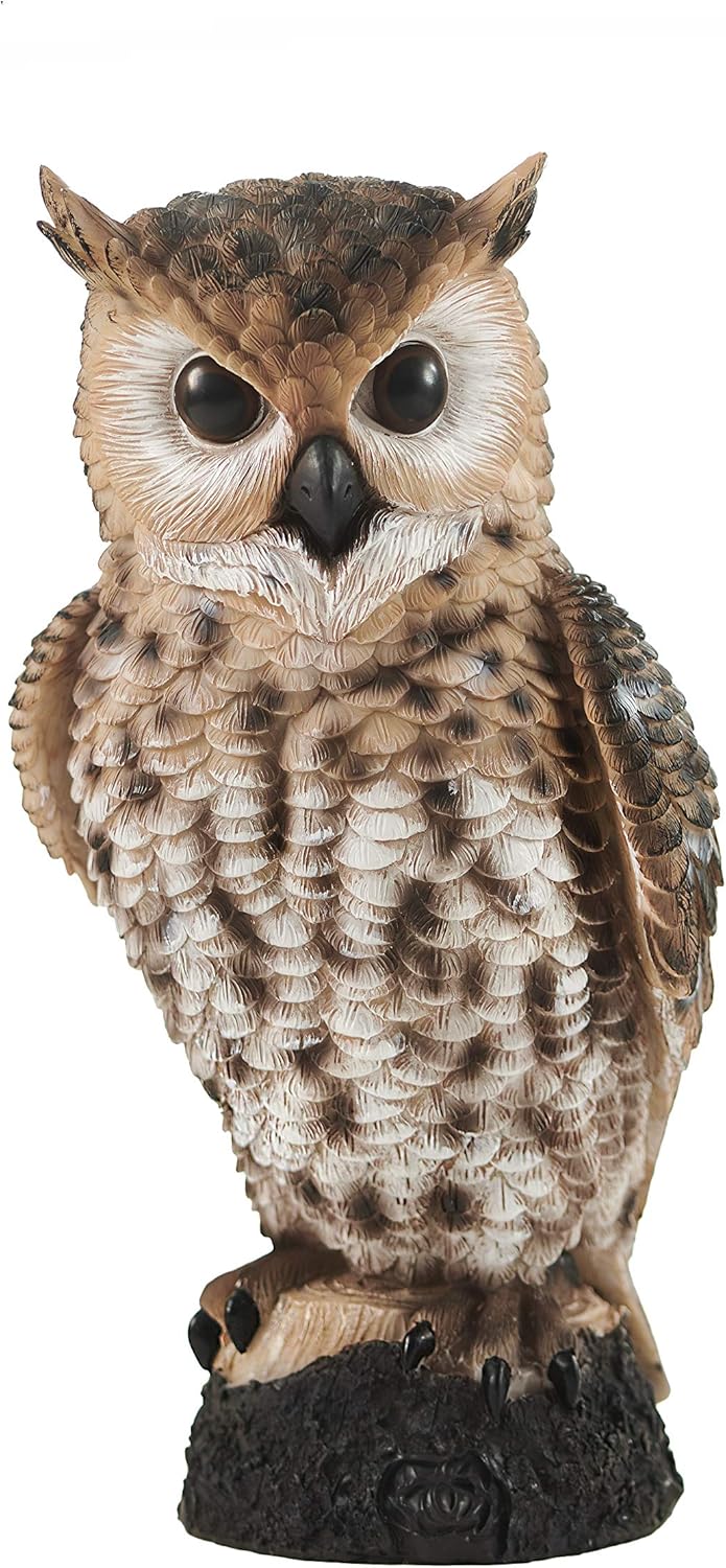 VA Resin Garden Owl Statue, Fake Owl, Fake Statue, Fake Owls, Garden