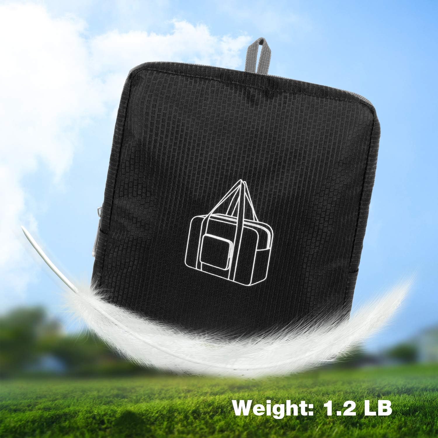Foldable Duffle Bag 24" 28" 32" 36" 60L 80L 100L 120L for Travel Gym Sports Lightweight Luggage Duffel By WANDF