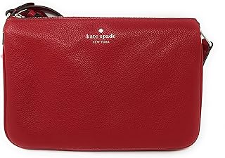 Mulberry Street Madelyne Leather Crossbody Bag in Hot Chili