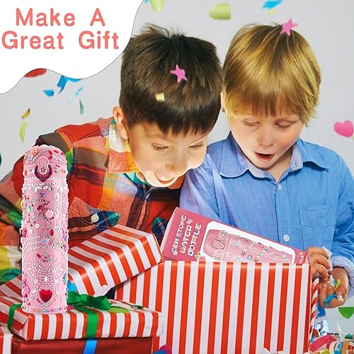 Miniatura 7 de Regalos para niños, decora tu propio kit de botella de agua para niñas, suministros de arte para niñas de 8 a 12 años, ideas de regalo de cumpleaños
