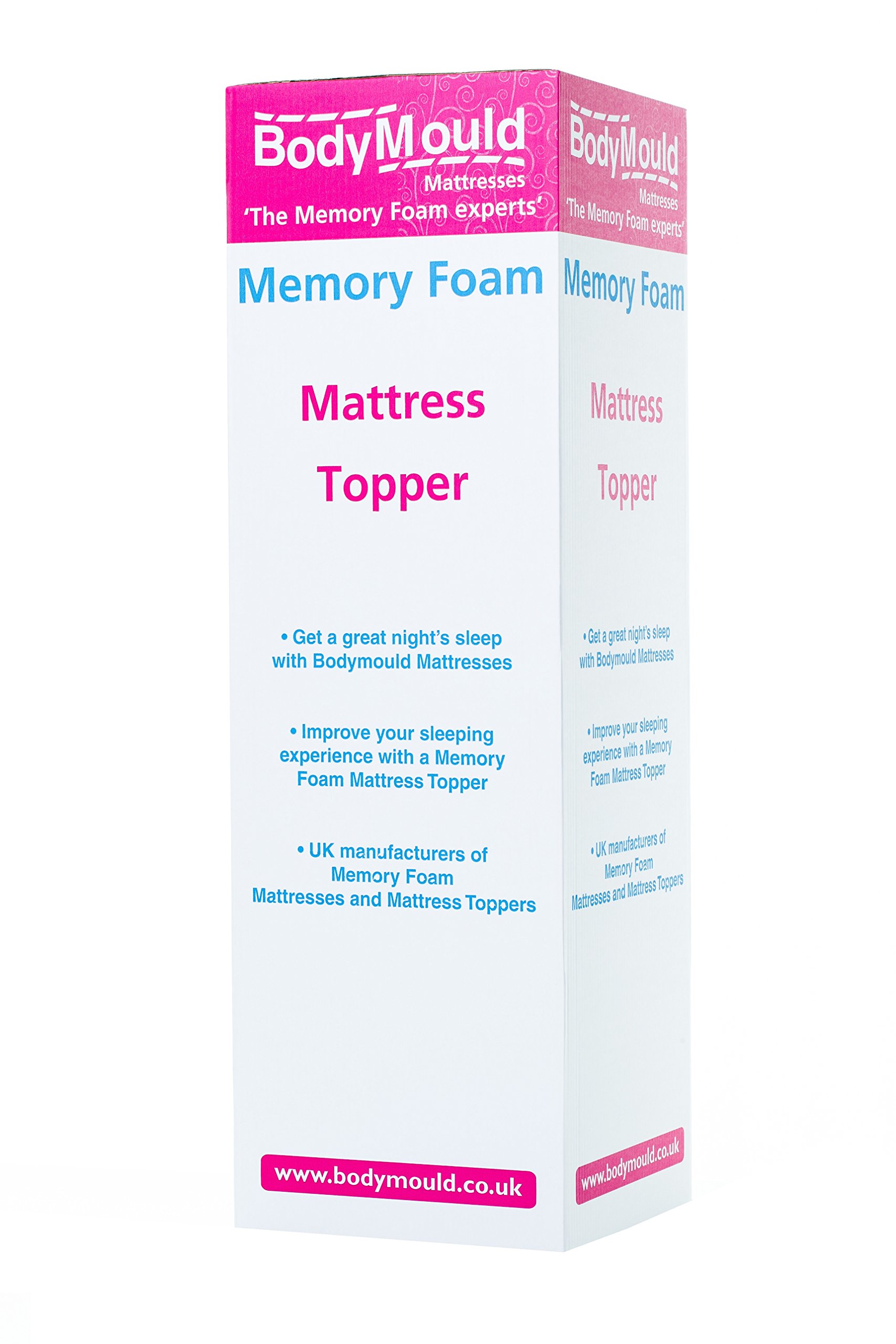 Bodymould Memory Foam Mattress Topper, 4 Inch, UK Single Buy Online in UAE at desertcart