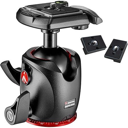 Manfrotto MHXPRO-BHQ2 XPRO Ball Head with 200PL Plate and Two ZAYKIR Quick Release Plates