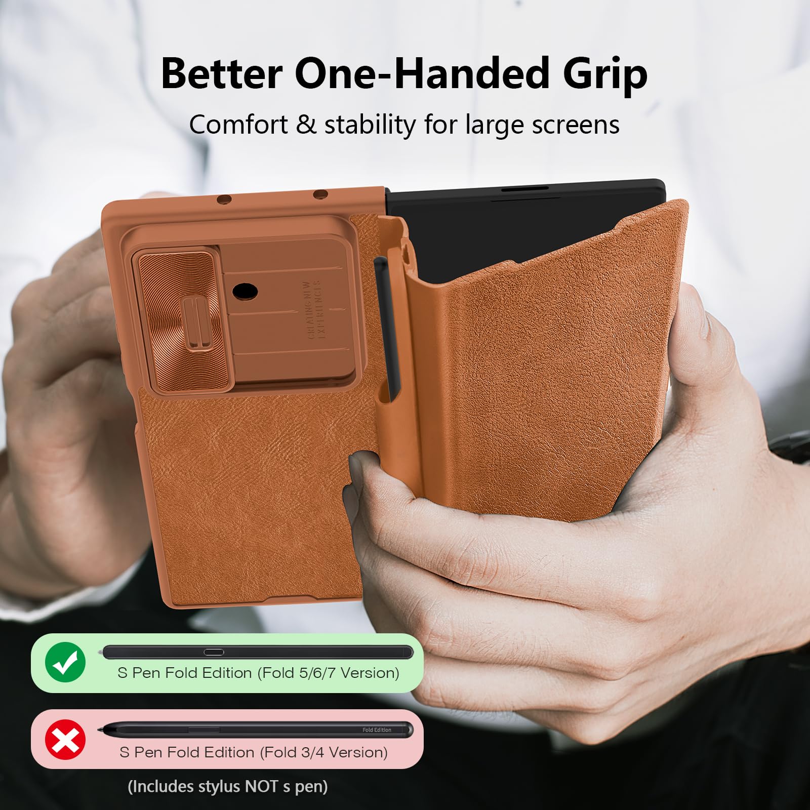 Amazon.com: Nillkin for Samsung Galaxy Z Fold 7 Wallet Case with S
