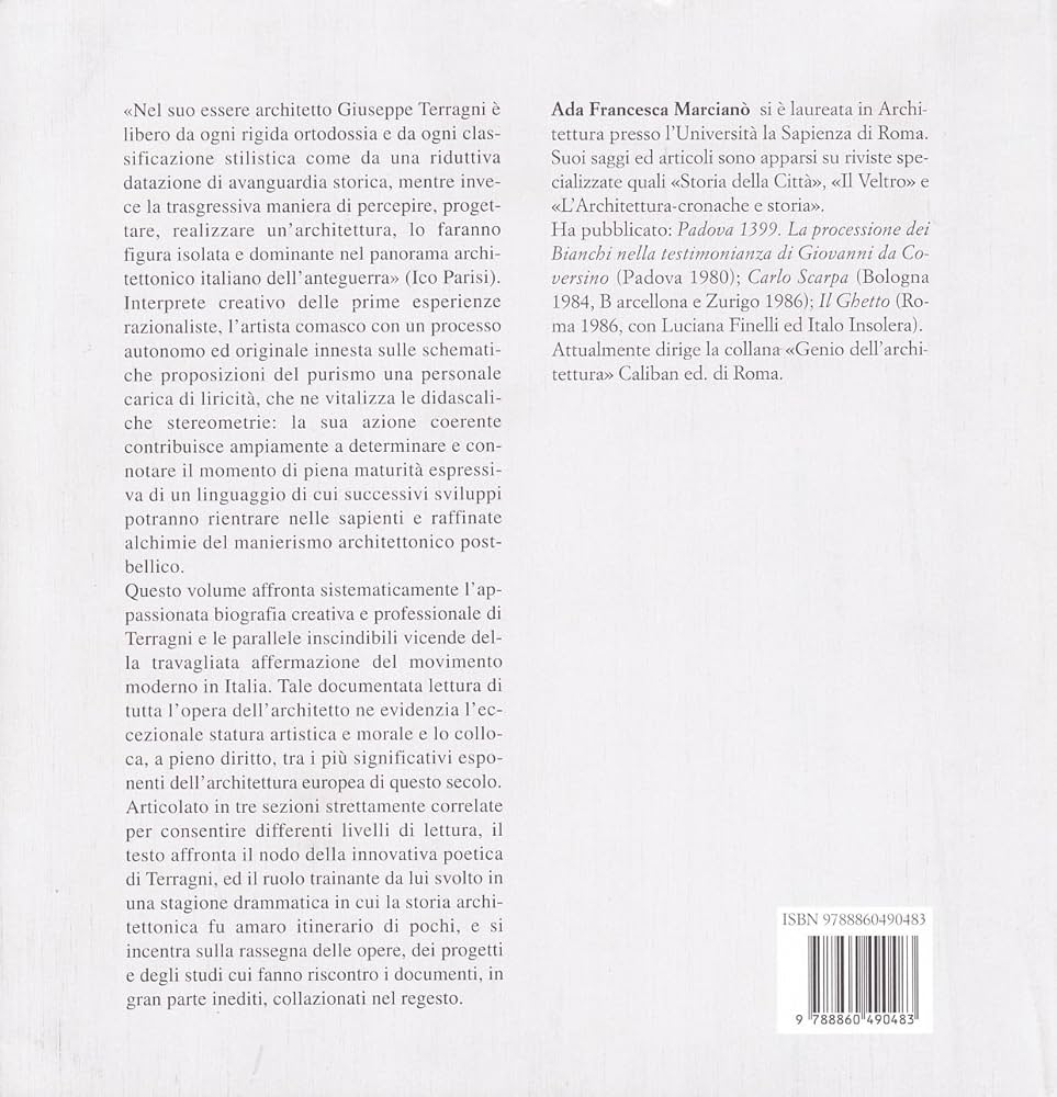 Amazon.com: Giuseppe Terragni. Opera completa 1925-1943