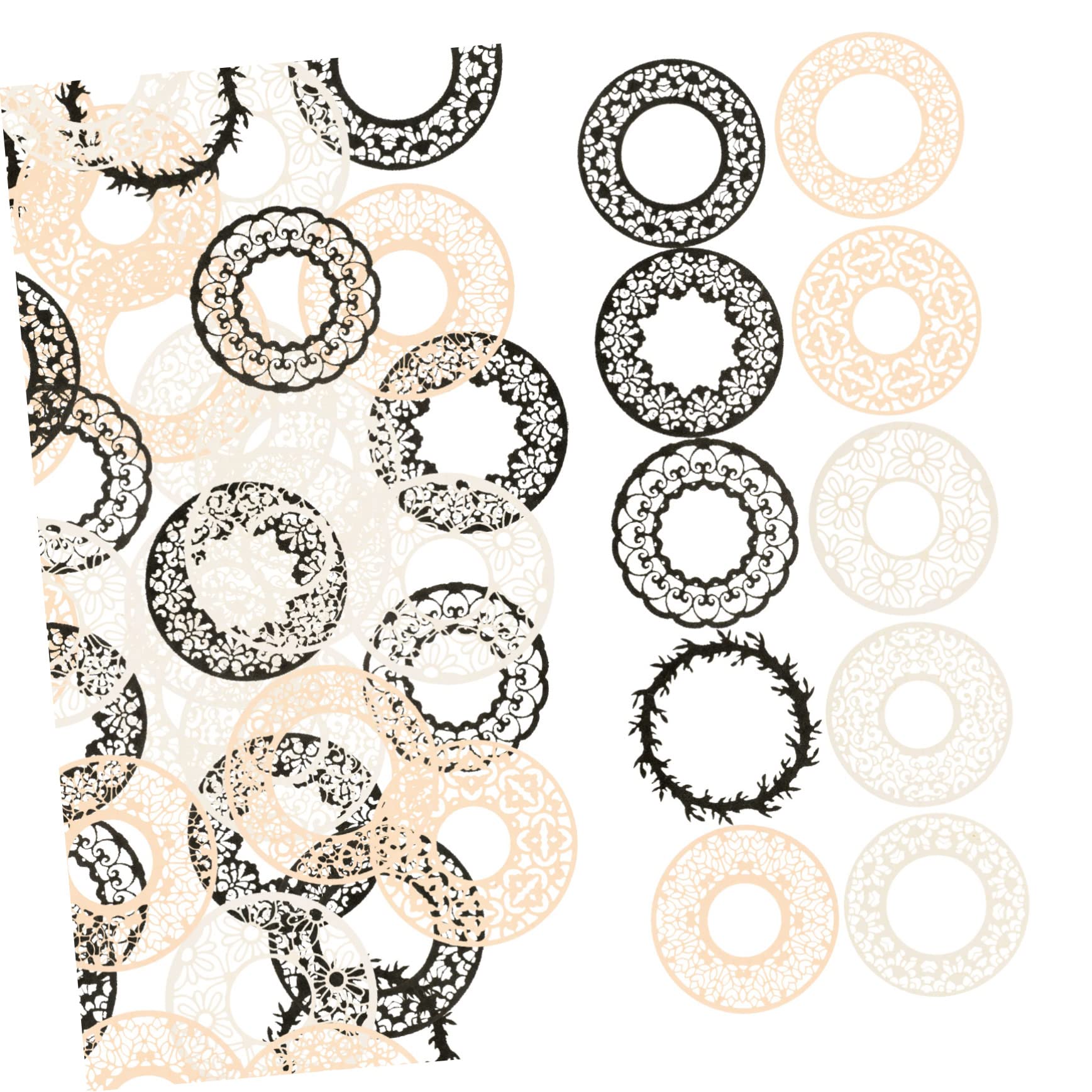 STOBOK 160fogli Creativa Per Scrapbook Decorativa Per Artigianato Progetti Album Fotografici Quaderni e Diari Per Amanti Del Fai Te