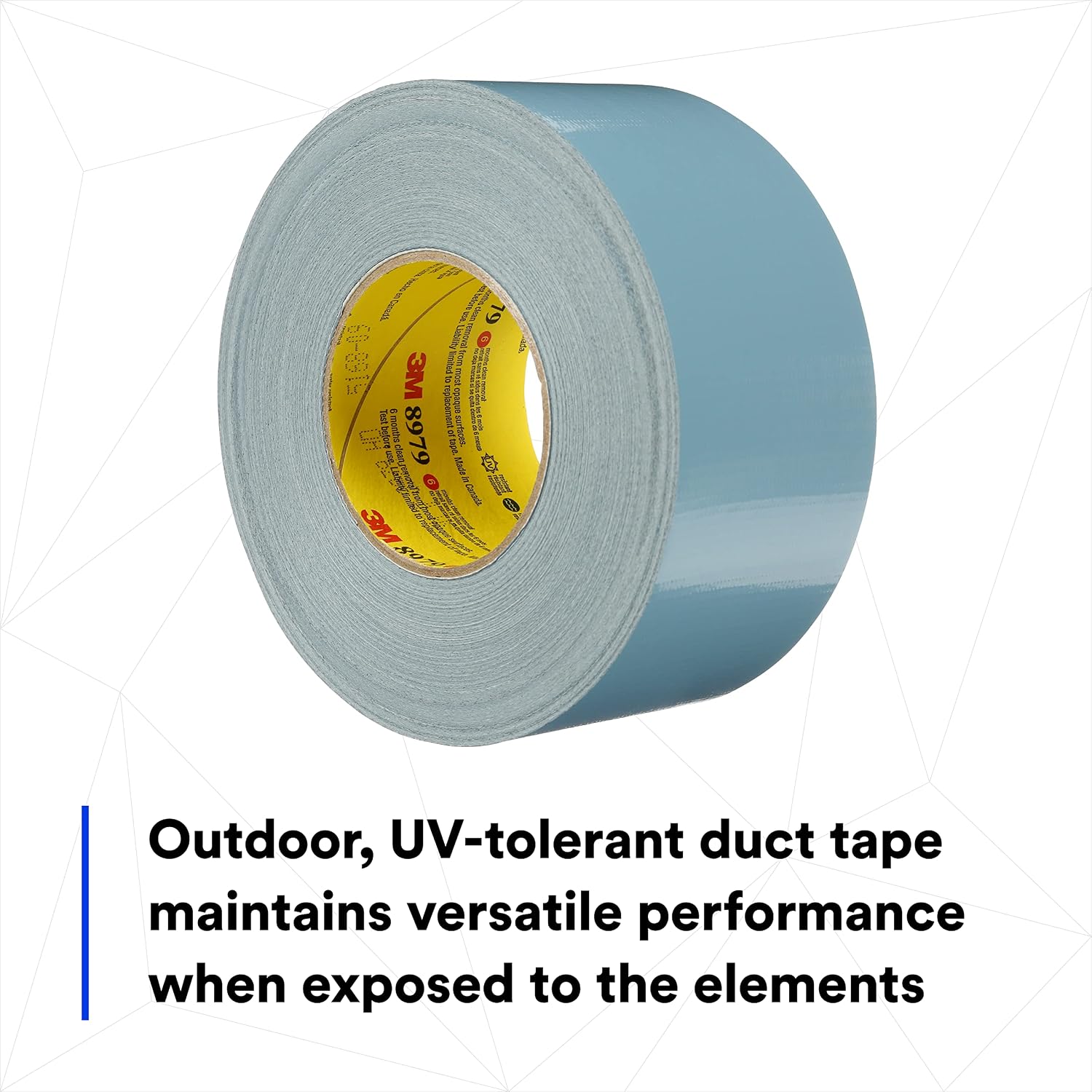 3M™ 8979 Duct Tape, 12.6 Mil, 3" x 60 yds., Slate Blue, 12/Case, 3M Stock# 7000124263