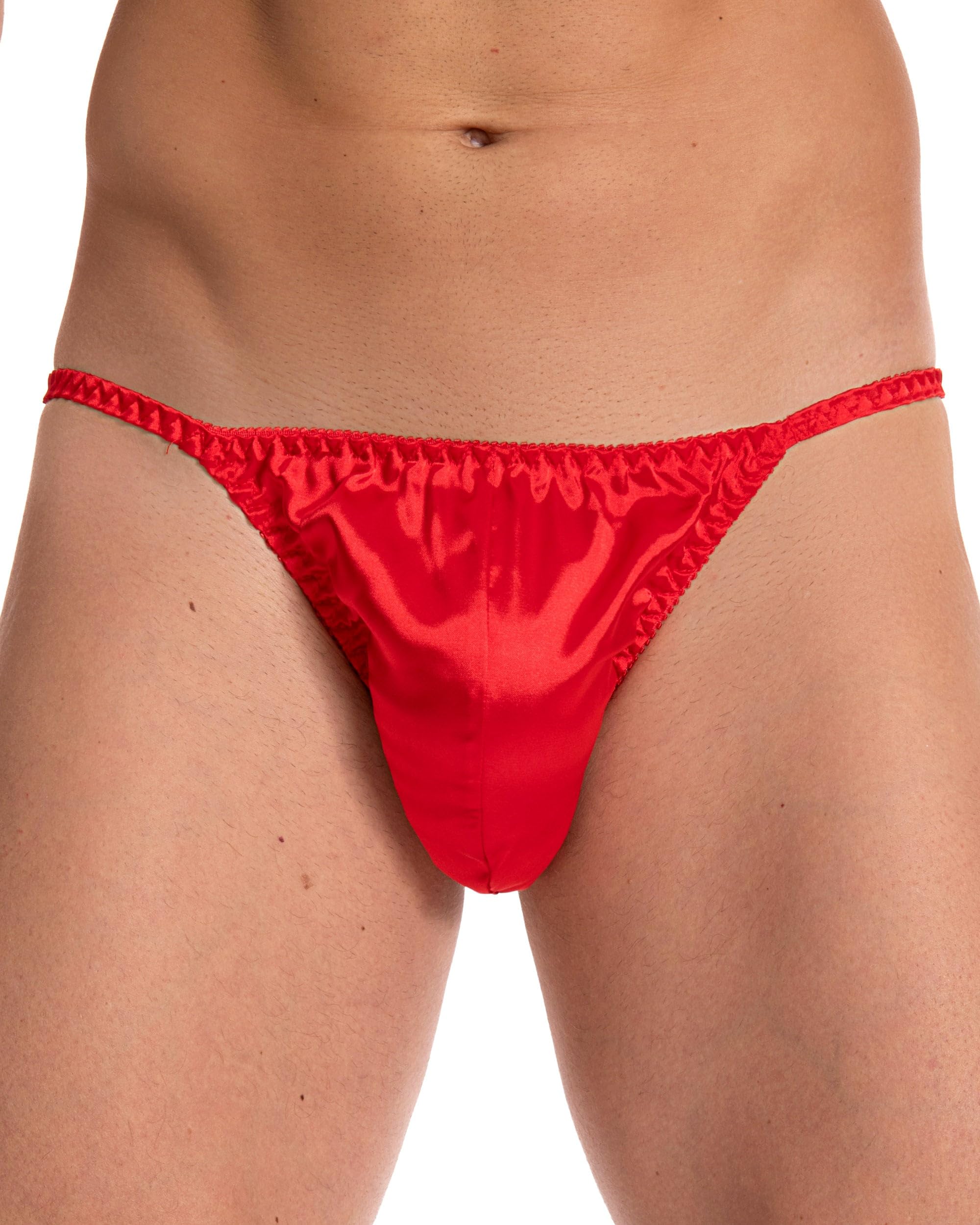 – Men's Underwear Satin Tanga Bikini Briefs Panties