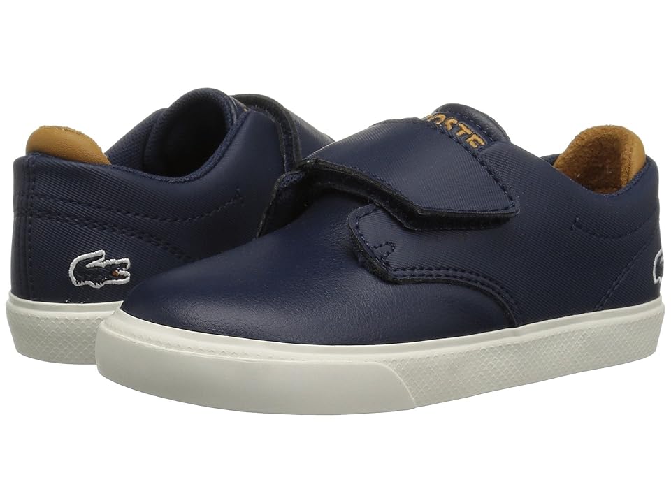 

Lacoste Kids Esparre (Toddler/Little Kid) (Navy/Dark Tan) Kid's Shoes, Multi