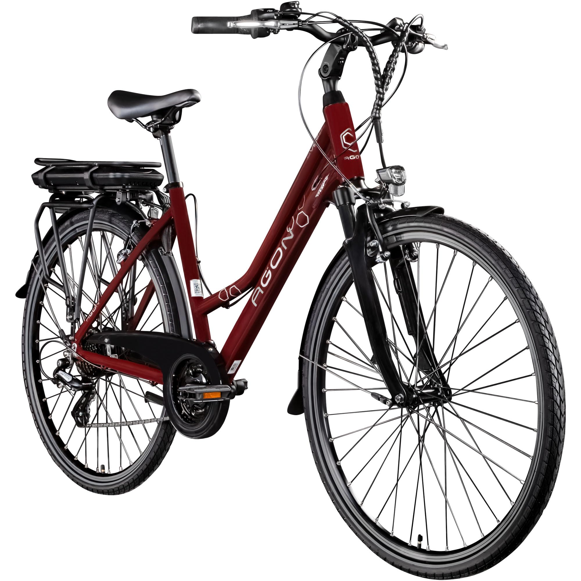 AGON Avesa E-Bike Trekkingrad Pedelec Damen Nabenmotor 21 Gang