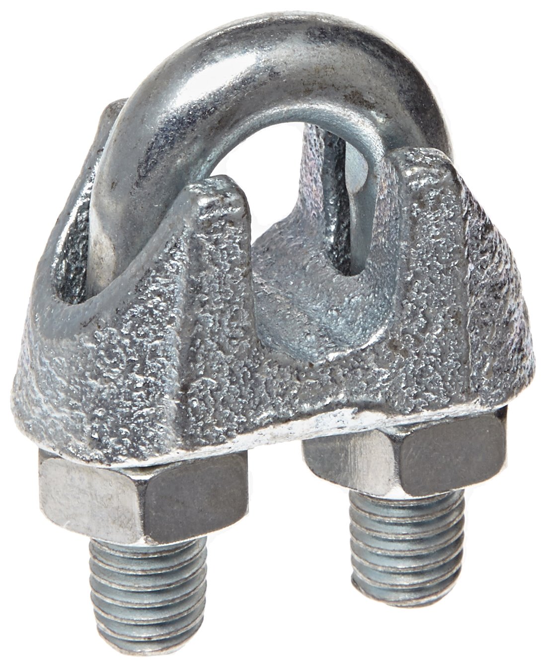 Indusco 25200181 Zinc Plated Cast Iron Base Malleable Clip, 7/16" Trade