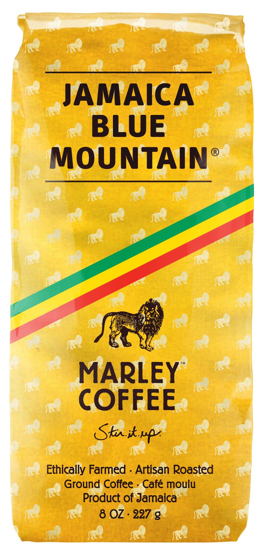 Marley Coffee Top Rankin', Jamaica Blue Mountain Ground Coffee, 8 oz.
