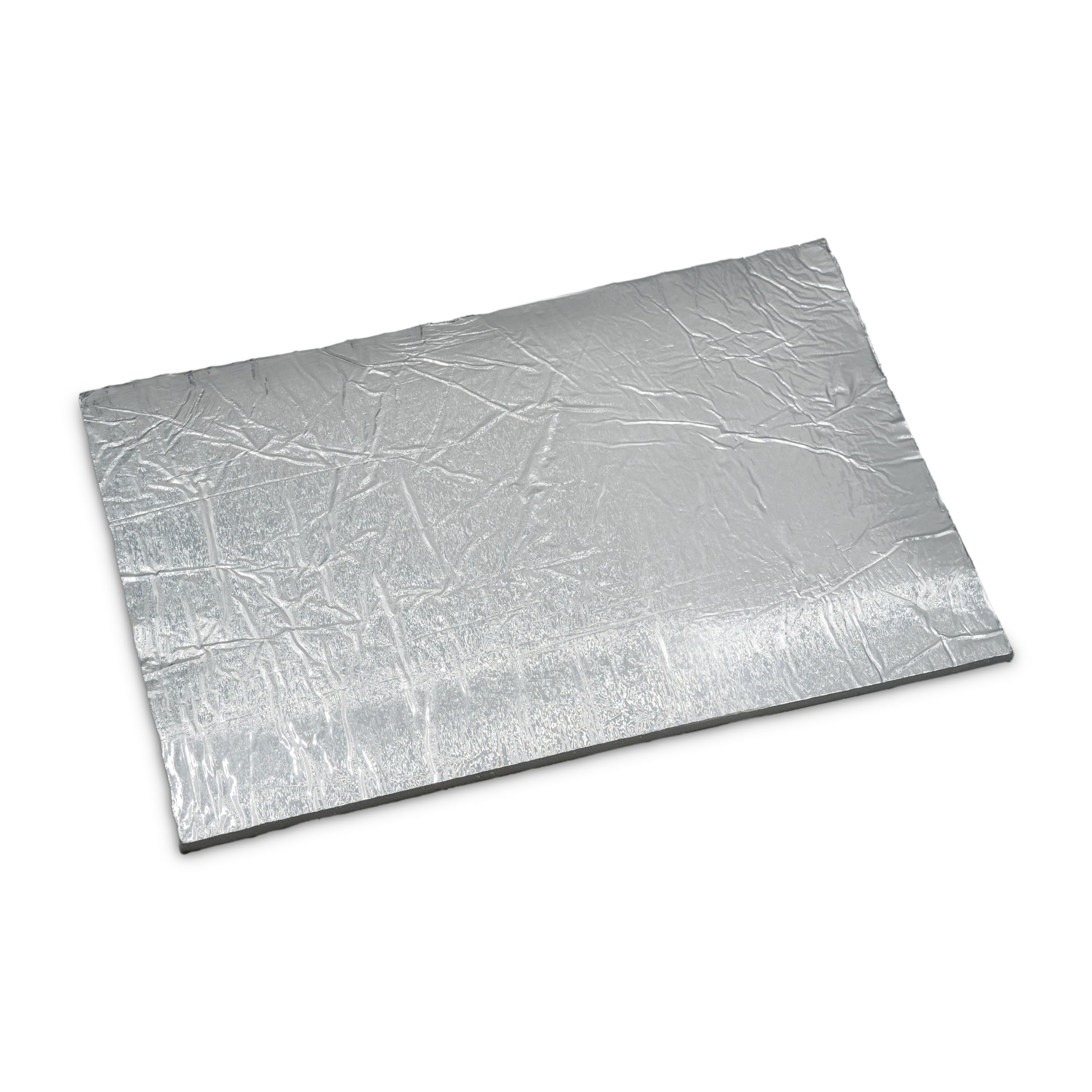 Ignifuge 123 – Tapis en fibres de céramique aluminium 500 x 300 x 5 mm, silicate d'aluminium, résistant à la chaleur jusqu'à 1260 °C, densité du matériau 200 kg/m³, isolation pour cheminées et poêles