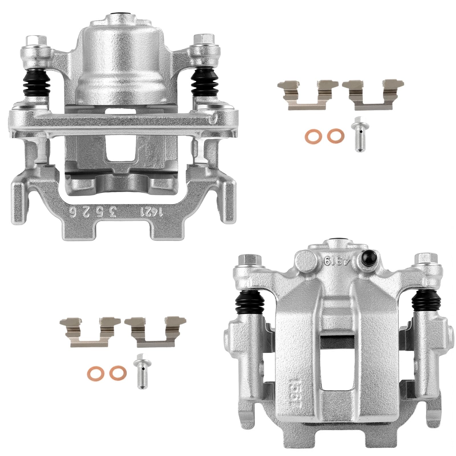 SCITOO Rear Driver &amp; Passenger Side Disc Brake Calipers 19B3850 19B3851