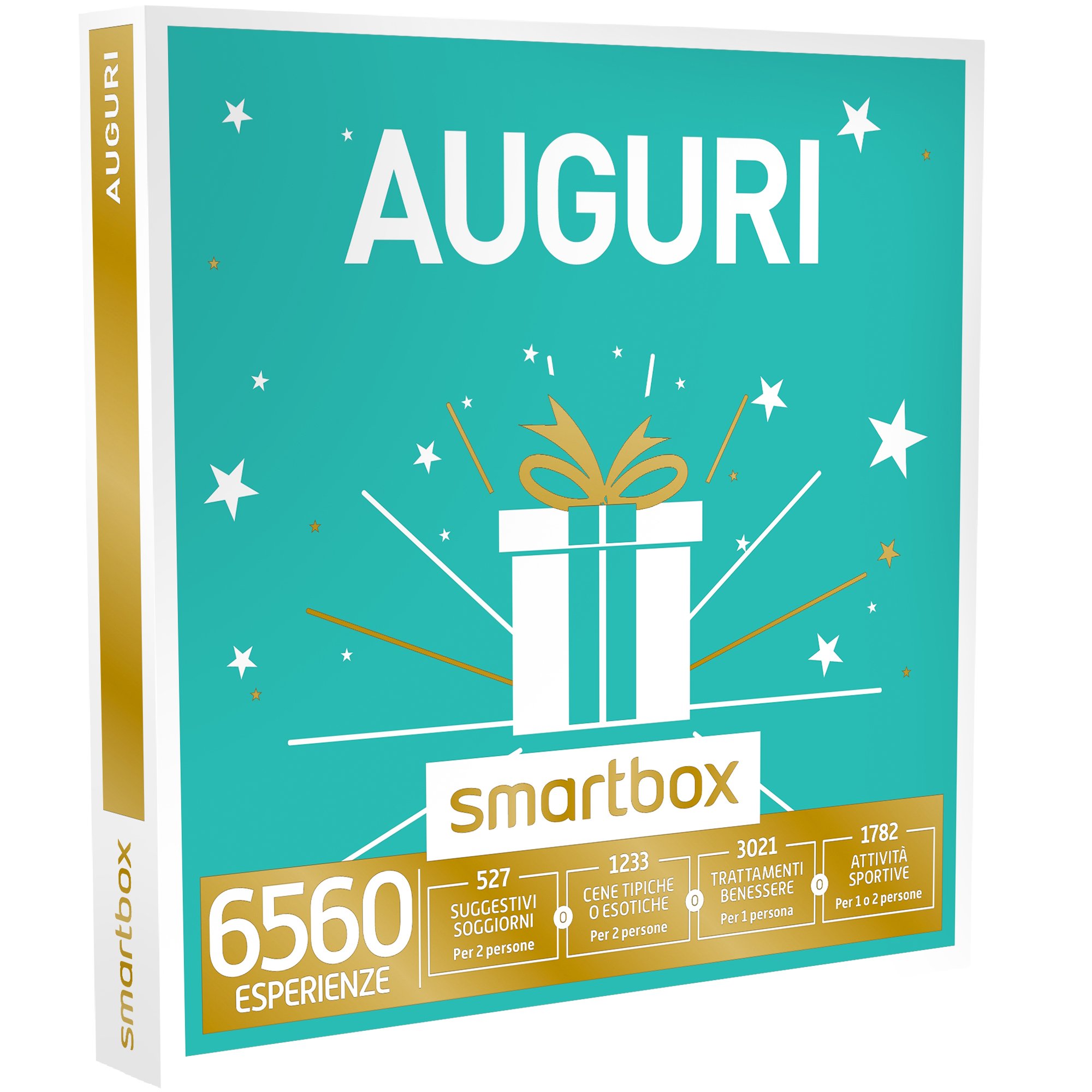 Smartbox – Geschenkbox – Glückwunschkarten 1 Erfahrung, wählbar zwischen Aufenthalte, Gourmet, Wellness und Sport für 1 oder 2 Personen