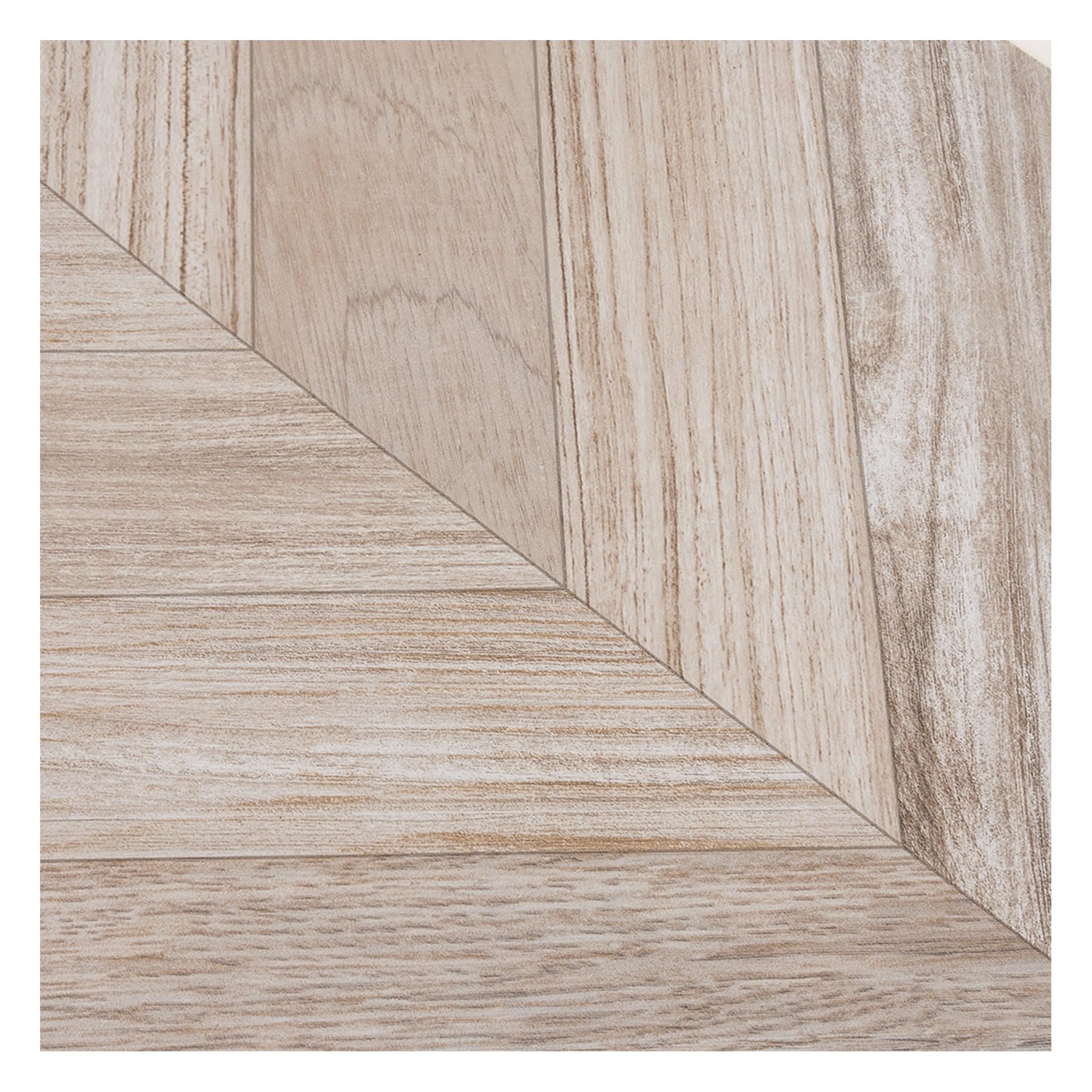 INMOZATA Herringbone Vinyl Flooring Roll Wood Effect Lino Flooring Roll Waterproof Self Adhesive Vinyl Flooring for Bathroom Kitchen 60X300cm 1 roll (1.8m²，Smoke Brown Herringbone)