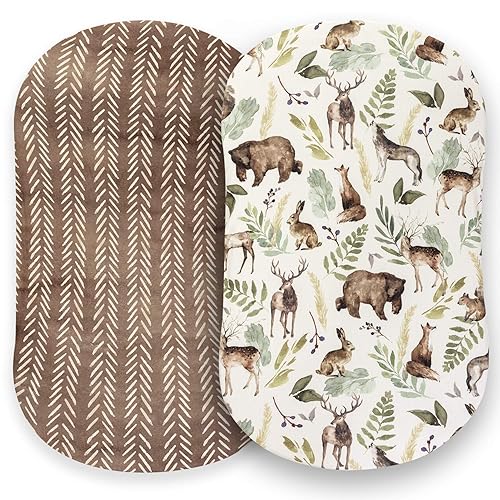 Pobibaby - Sábanas prémium con diseño de vida silvestre.