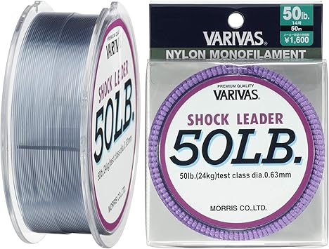 Amazon Varivas バリバス ショックリーダー ナイロン 50m 14号 50lb ミストグレー バリバス Varivas ハリス Amazon Varivas バリバス ショックリーダー ナイロン 50m 14号 50lb ミストグレー バリバス Varivas ハリス