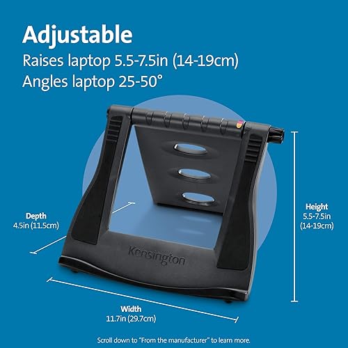 Miniatura 3 de Kensington Soporte para portátil de refrigeración Easy Riser (K60112US)