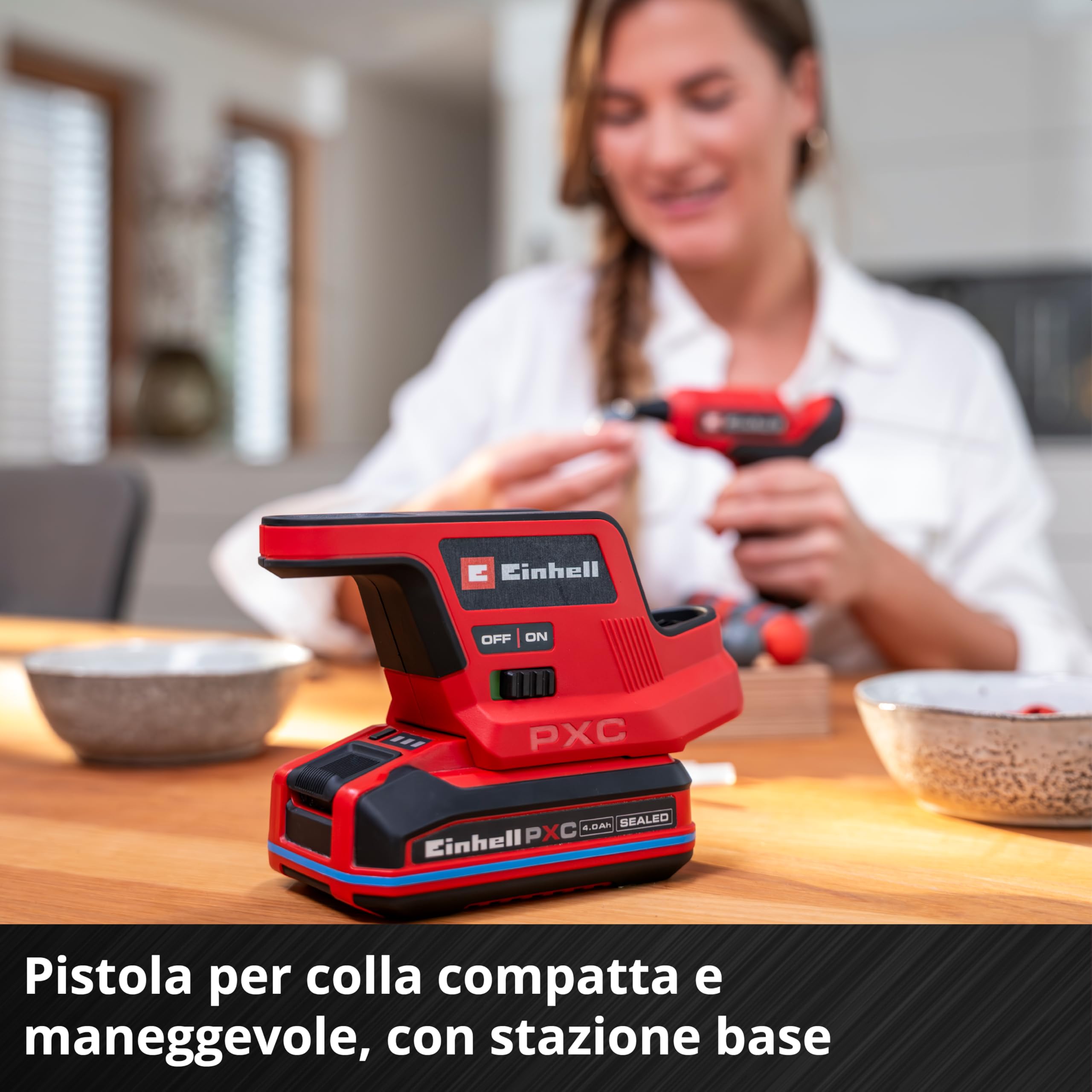 Einhell Riscaldatore da bagno BH 2000/1 | 2000 W | Termostato | Protezione dal surriscaldamento