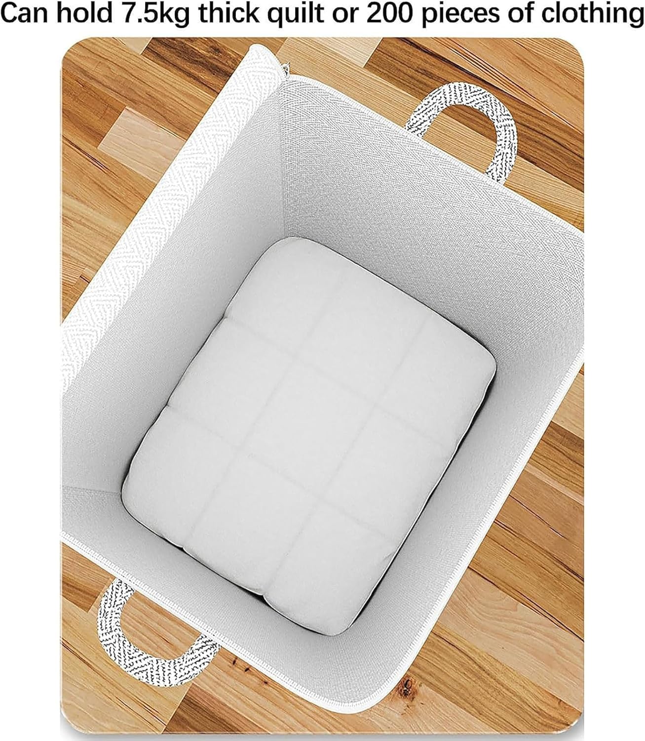 Clothes Storage Bags, Non-Woven Zipper Storage Bags Space, Large Capacity Closet Organizers and Storage Bins, for Blanket Clothing Bedding, Toy Containers Ches,Large