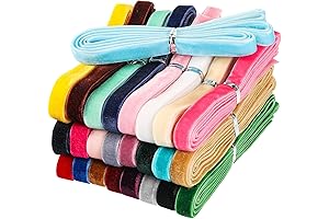 Velvet Ribbon Trim Spool 3/8 Inch by 60 Yards