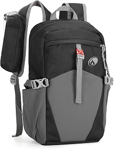 12L Small Hiking Backpack for Men Women Kids, Mini Lightweight Waterproof Casual Daypack with Shoulder Phone Pocket