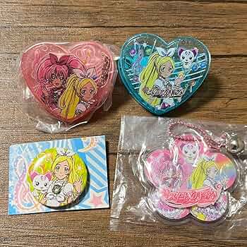 Amazon | スイートプリキュア 4点セット ハート型 クリップ 2種