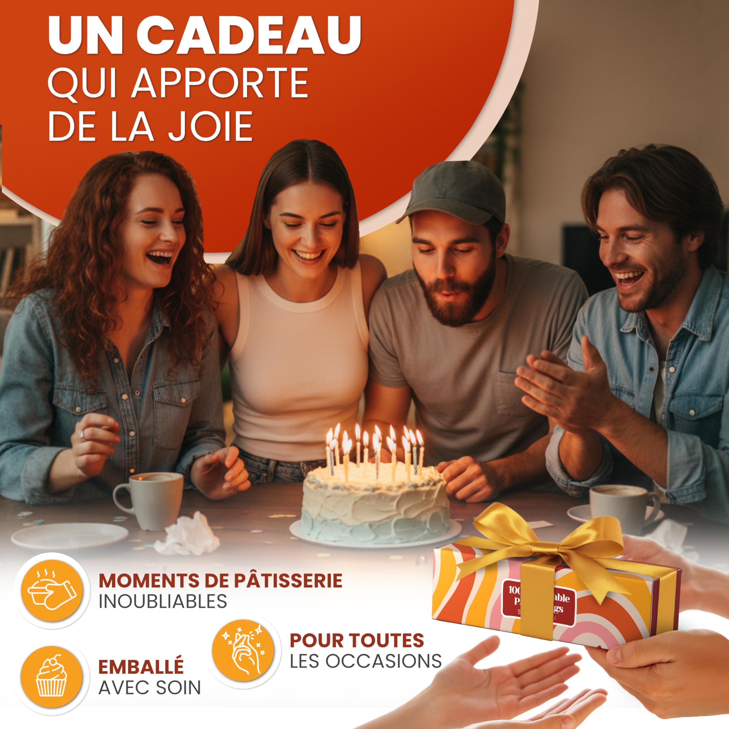 Poches à Douilles Jetables Professionnelles LDPE recyclé 47 cm 100 pièces