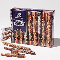 Vista 1 de Mrs Prindables 24 Chocolate Dipped Caramel Pretzel Rods