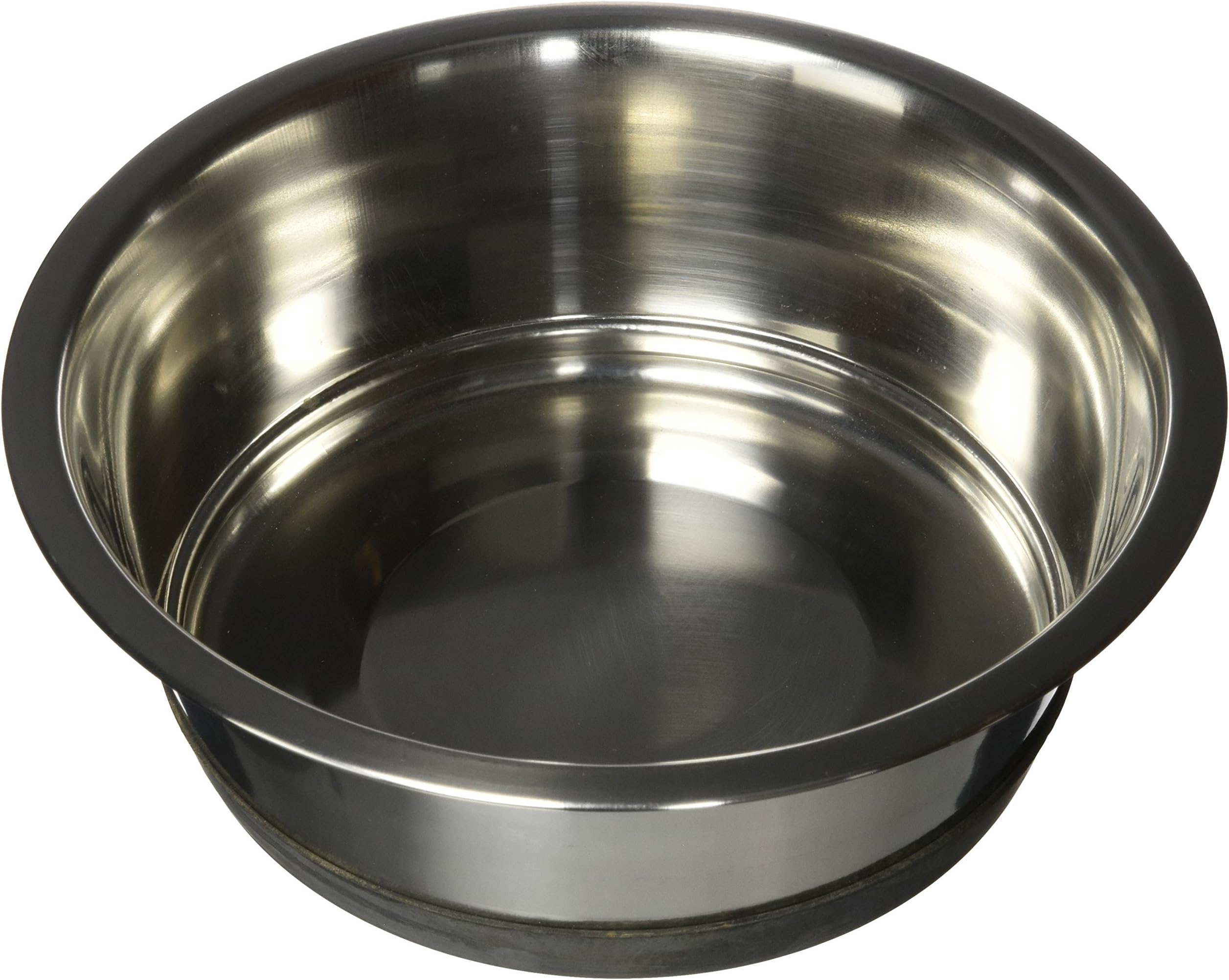 (1.9l) - QT Dog, Anti Skid Standard Stainless Steel Food Bowl 1 pt