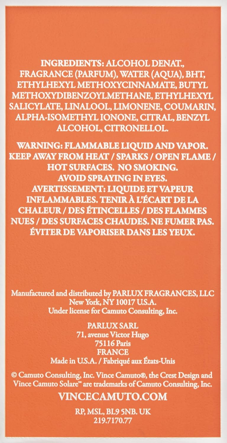 Vince Camuto Eau de Toilette Spray, Solare, 1.7 oz. - Image 3