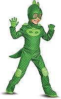 Vista 1 de Disguise Gekko Costume, Official PJ Masks Glow Costume Jumpsuit and Mask