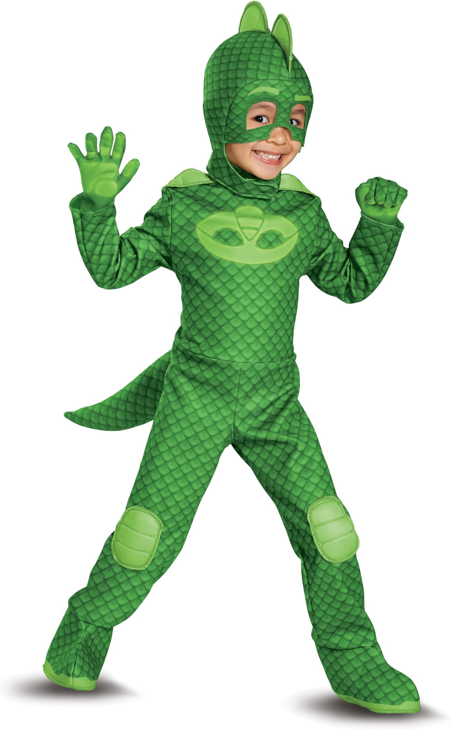 Disguise Gekko Deluxe Toddler PJ Masks Costume, Large/4-6