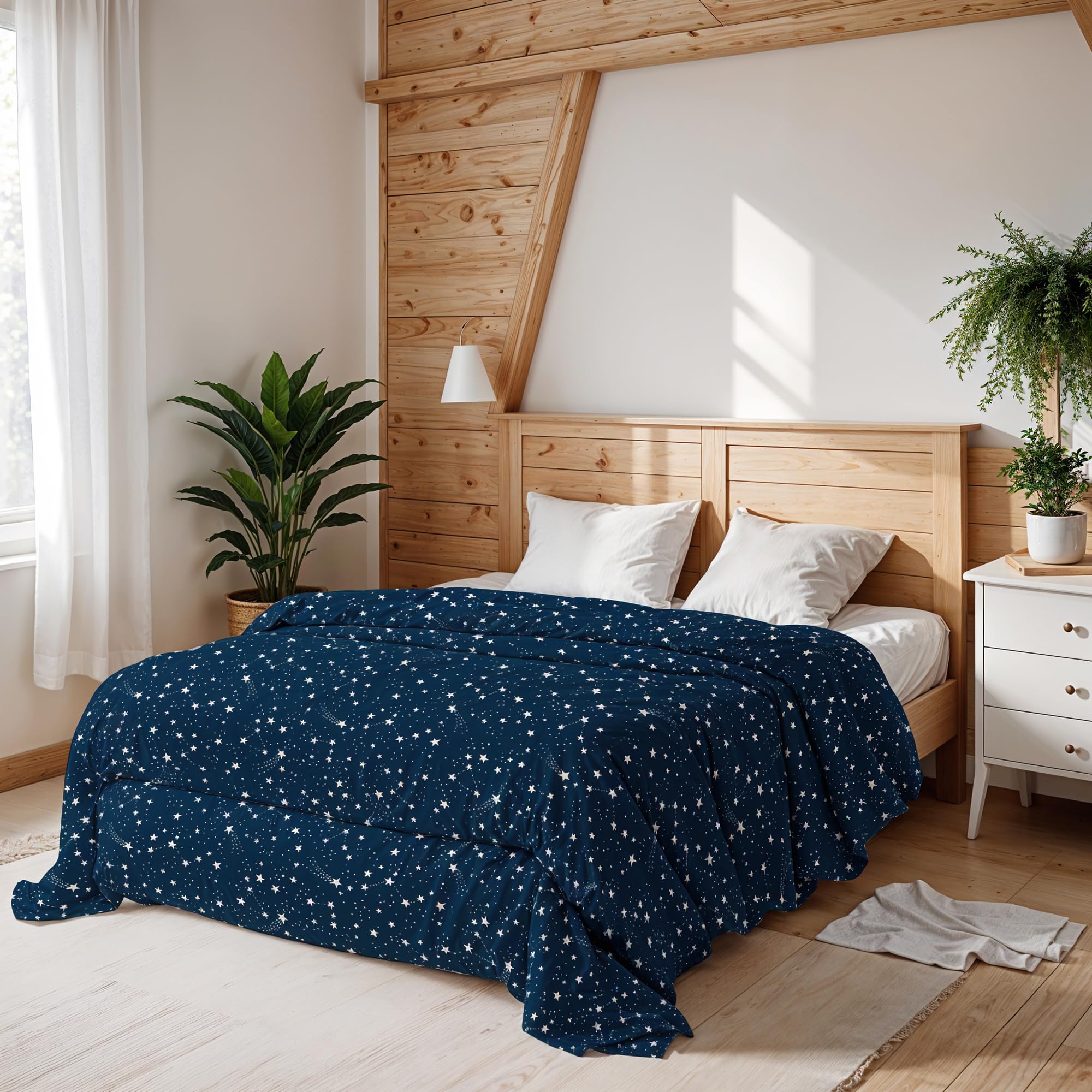 Couette D’été Fantasy Soffioni Blu, 1 Place Et Demie, 220x270 Cm | Leroy Merlin