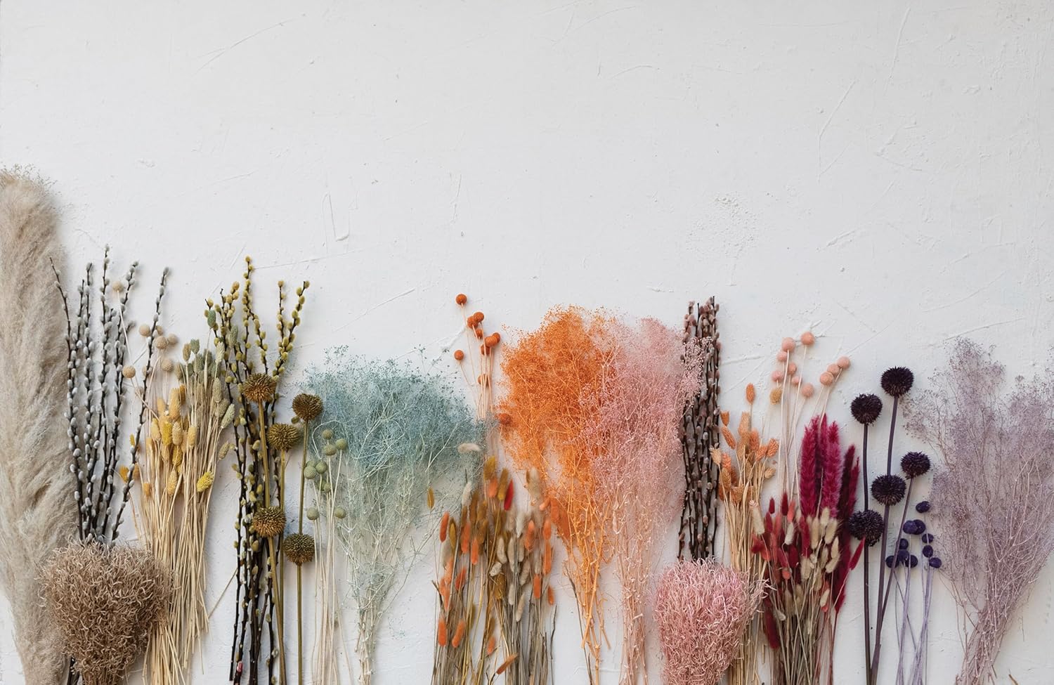 Creative Co-Op Dried Natural Baby's Breath Bunch, Multicolor, Set of 4