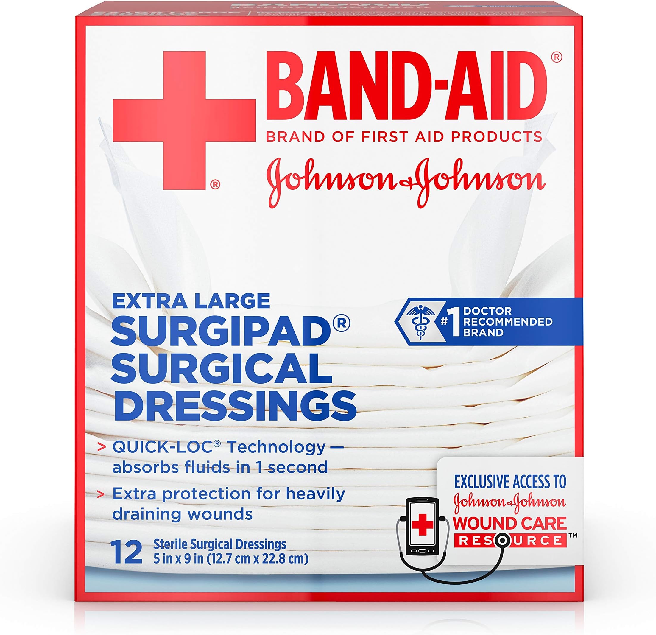 Band Aid Extra Large Surgipad Surgical Dressing