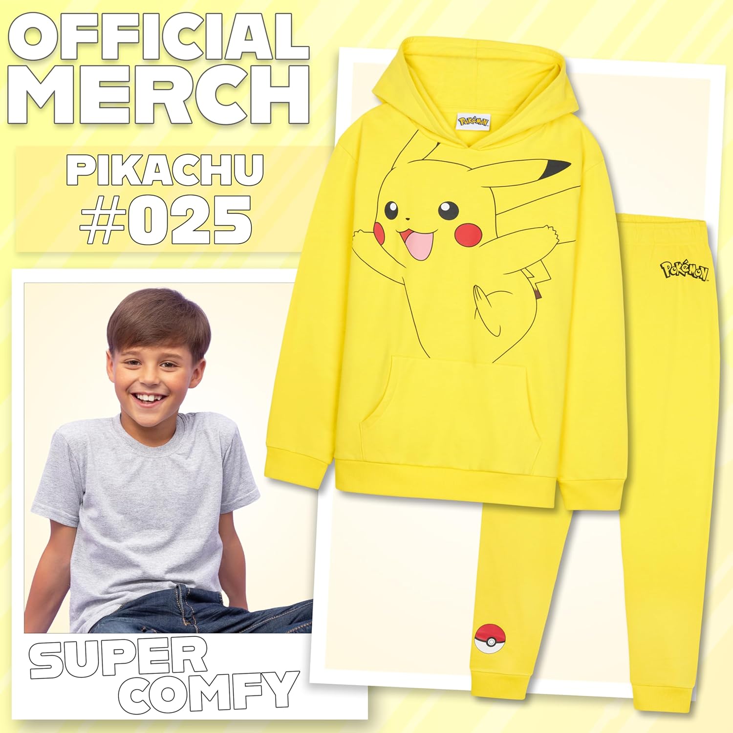 Pokemon Tracksuit Set Boys, Teens, 2 Pc Hoodie Joggers, Anime Hoodie Sweatpants Kids Clothes Teen Apparel, Gifts for Boys