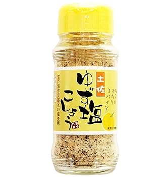 Amazon.co.jp: 土佐 ゆず塩こしょう 110g 室戸海洋深層水の塩