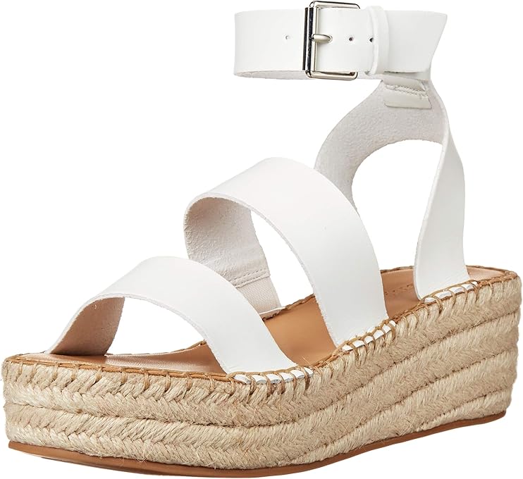 Amazon Brand - The Drop Women's Listilla Espadrille Flatform Ankle Strap Sandal