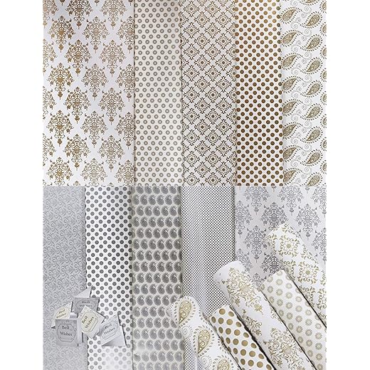 NIPPY Gift Wrapping Paper Pack of 25 sheets 26 x 19