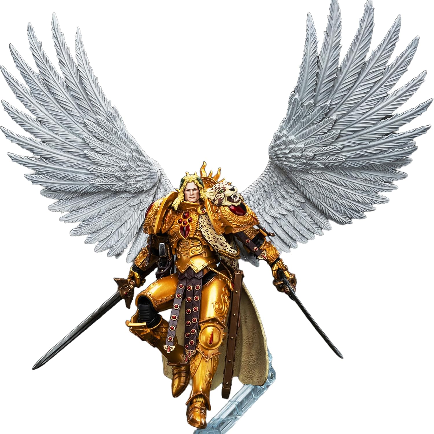 JOYTOY 1/18 Action Figures - Warhammer The Horus Heresy Blood Angels Sanguinius Primarch of The IXth Legion - 7‘’,Collection Model Kits,Age 15 and Above