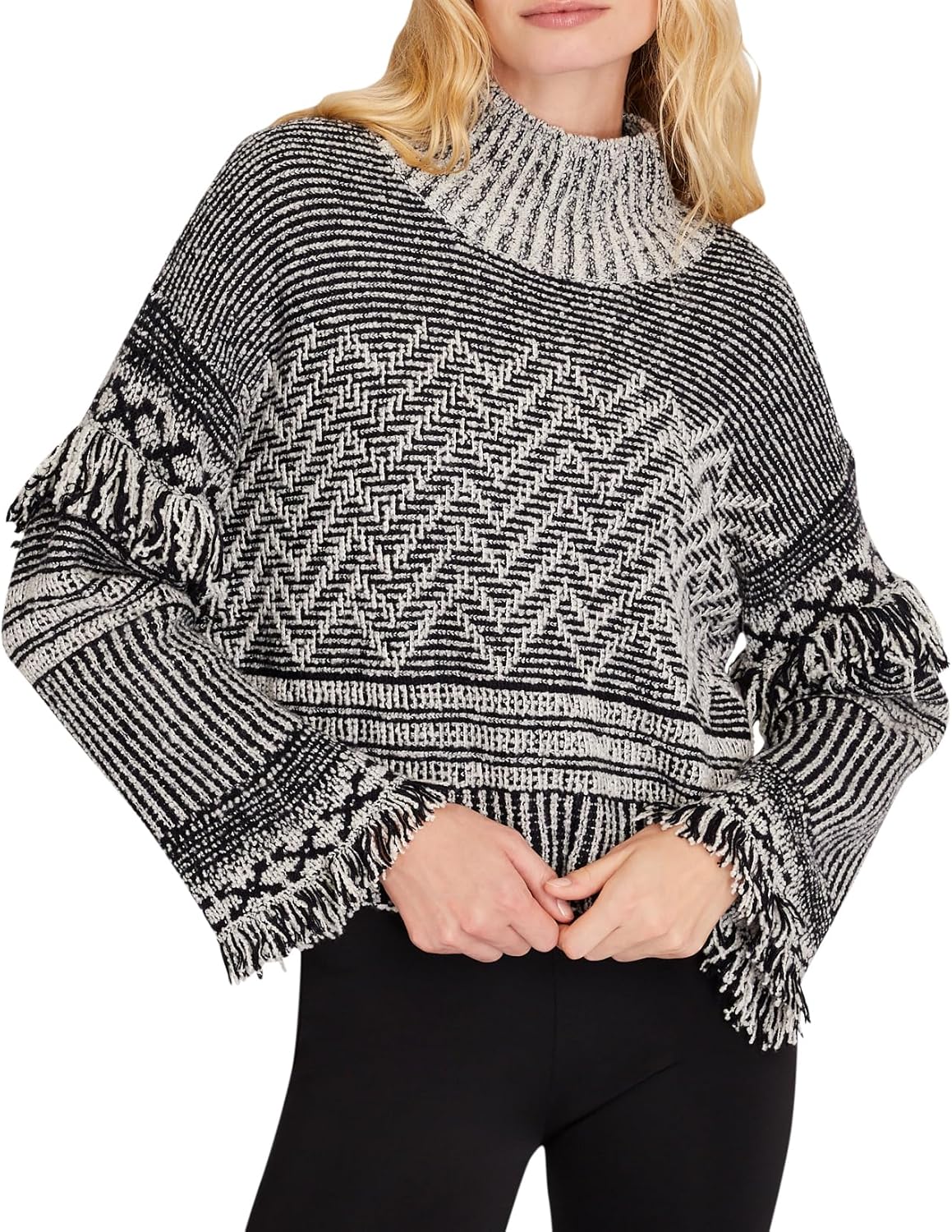 BRIEFING BOUCLE TURTLE NECK KNIT サイズM Bouclé knit mock-neck sweater | Twik | Shop Women's