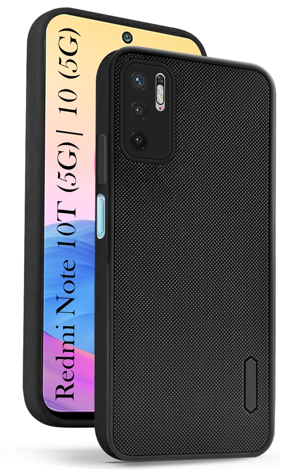 Jkobi Back Cover Case for Xiaomi Mi Redmi Note 10T 5G | Note 10 5G (Textured Grip Design | Camera Protection | Slim and Light Weight | Soft Touch and Feel | Black) (B0D117MRJ2) Amazon Price History, Amazon Price Tracker