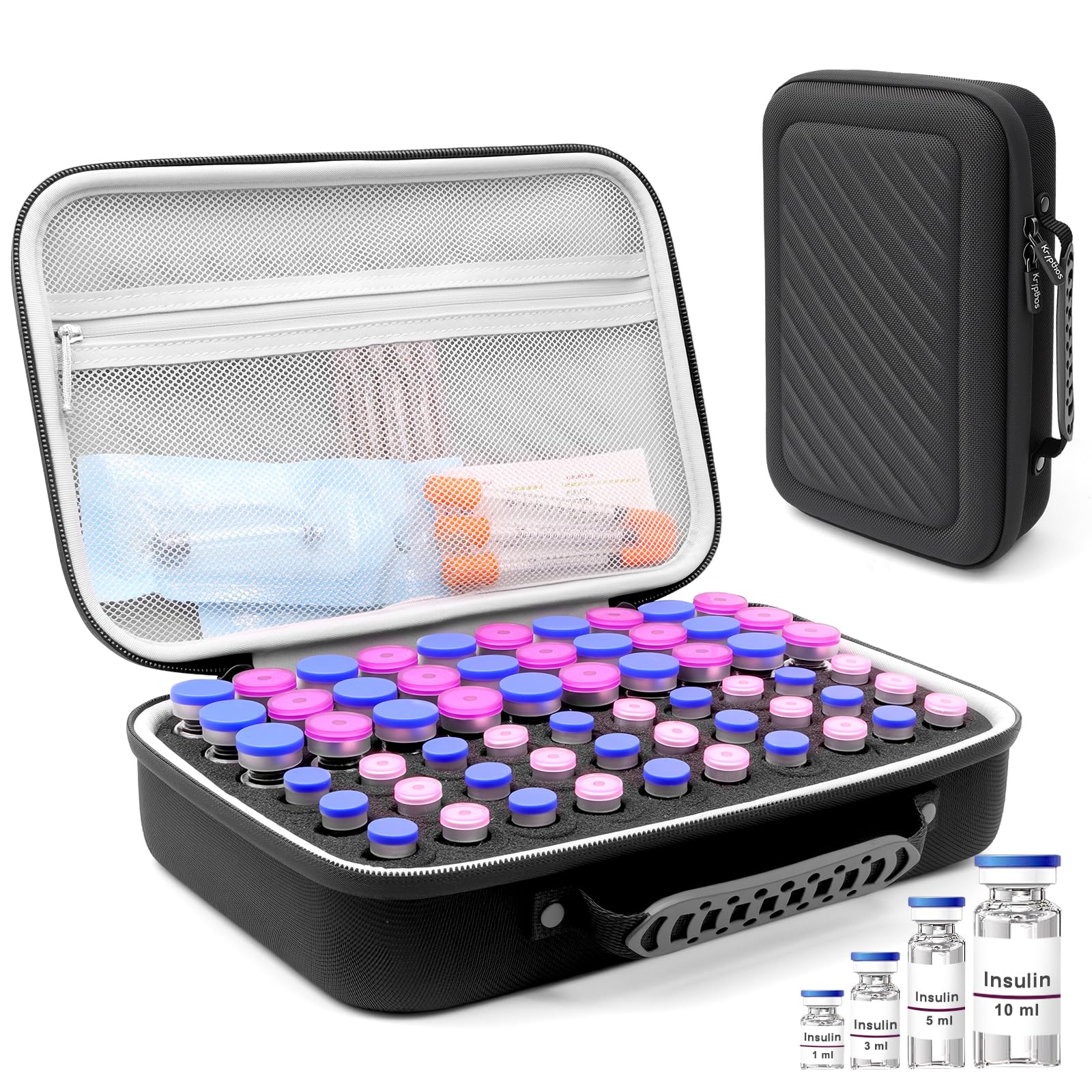 Photo 1 of Krypthos 60 Slots Insulin Vial Protector Case