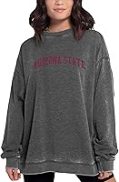 Vista 19 de chicka-d NCAA Burnout - Sudadera de forro polar para mujer