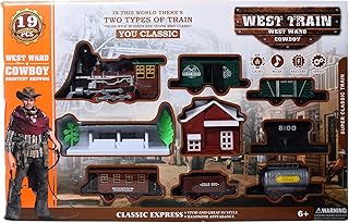 لعبة راعي البقر البلاستيكية من دريم لاند من 19 قطعة مقاس 30 × 20 × 15 سم، متعددة الألوان