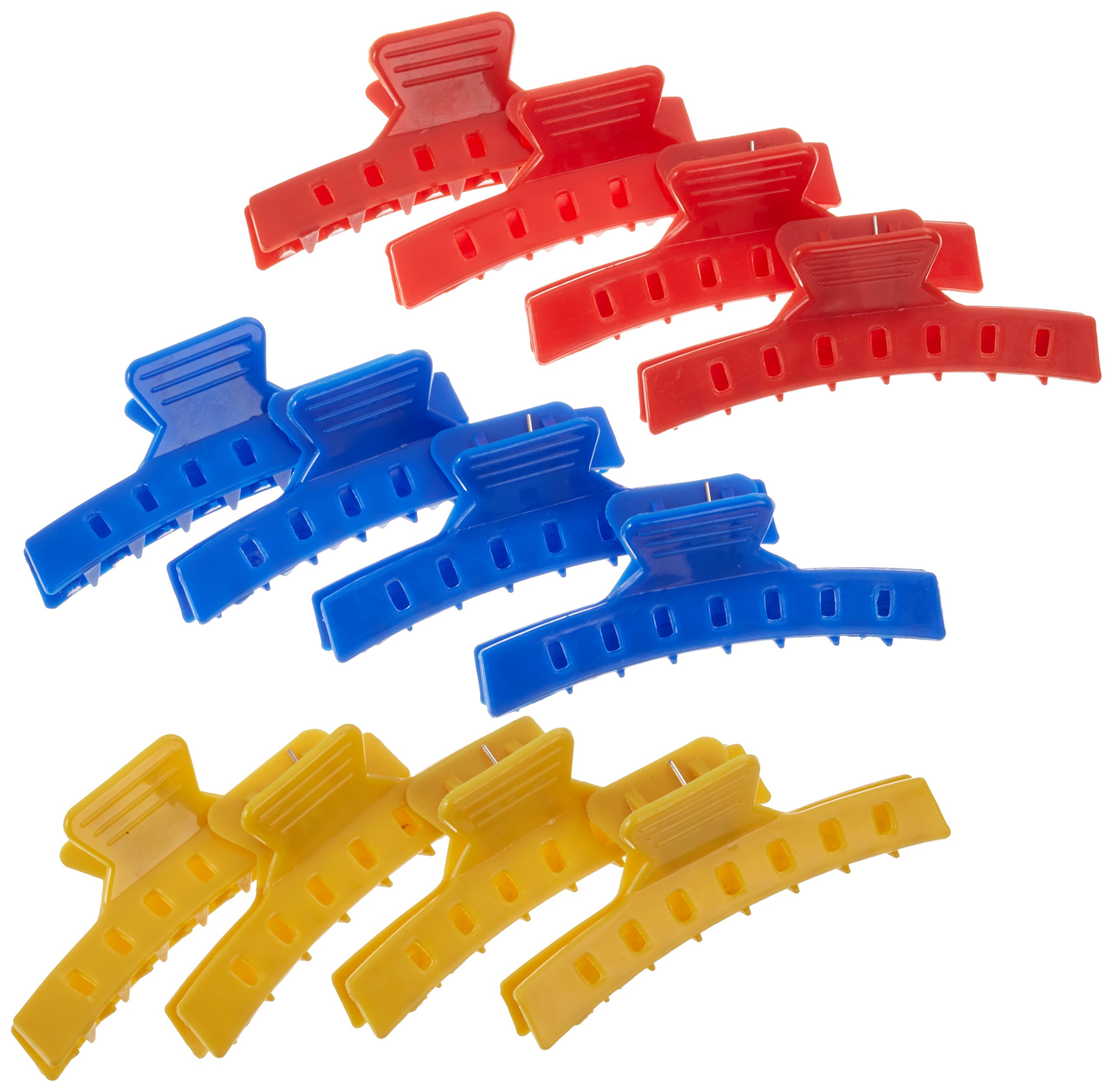 Fripac-MedisCurlformer Clips, Red - 12-Piece
